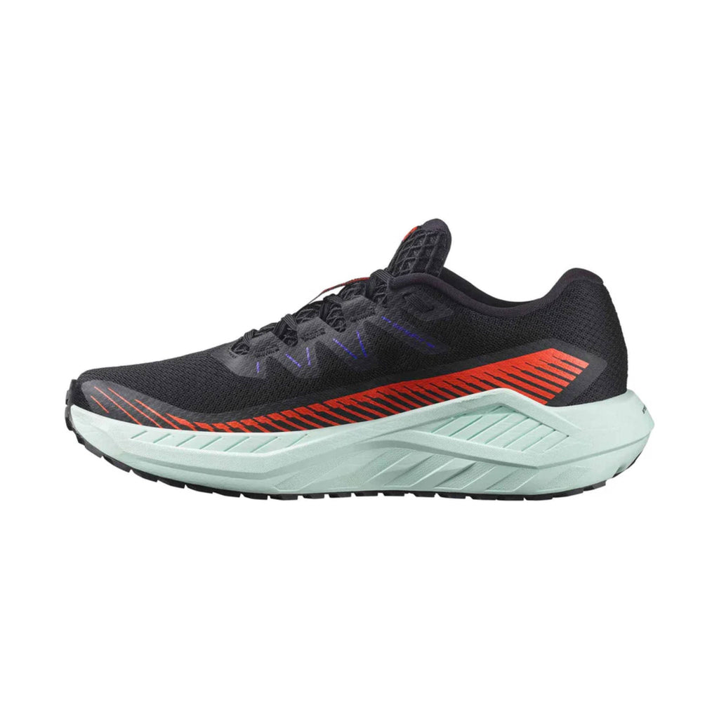 Salomon Men's DRX DEFY GRVL Road Running Shoes - Black/Cherry Tomato/Bay - Lenny's Shoe & Apparel