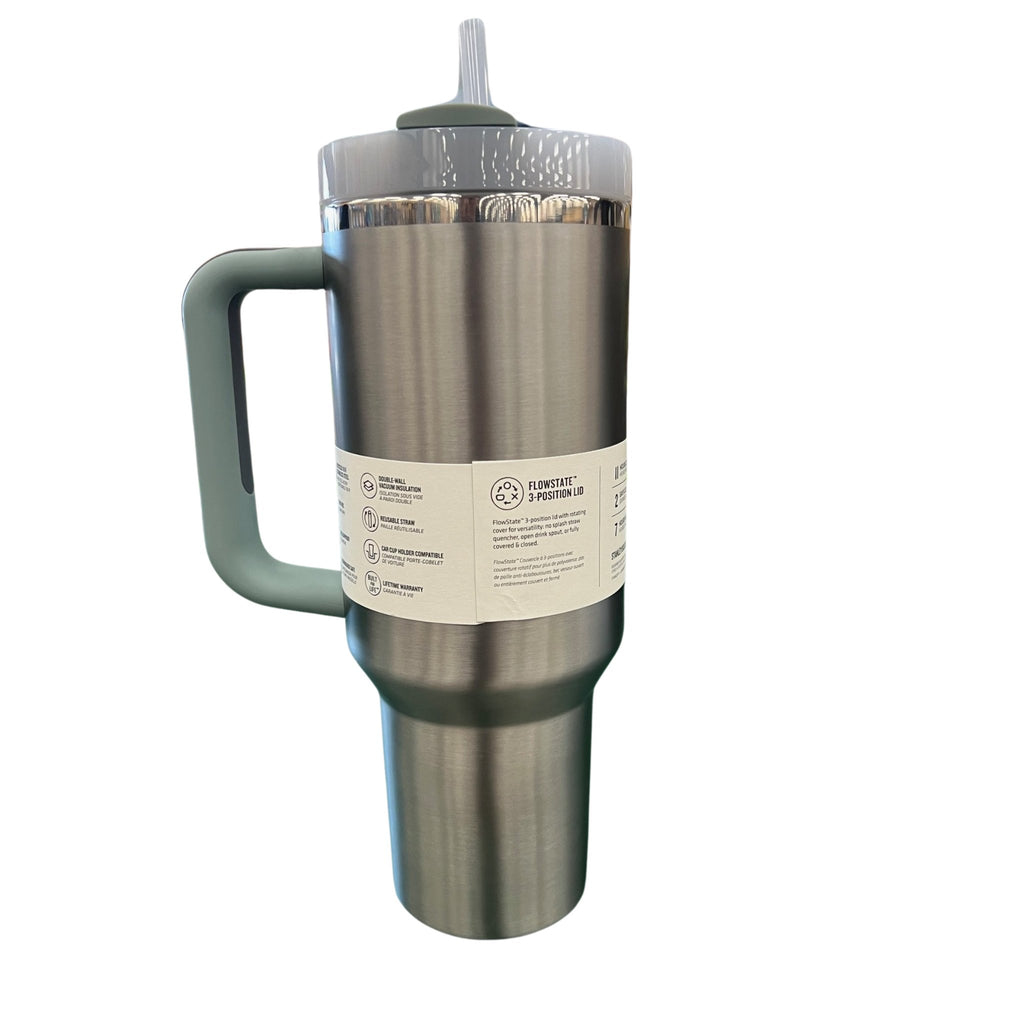 Stanley Quencher 2.0 Flowstate Tumbler 40 OZ - Stainless Steel Shale - Lenny's Shoe & Apparel