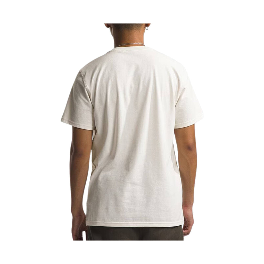 The North Face Men's Short Sleeve Heritage Patch Tee - White Dune Heather - Lenny's Shoe & Apparel