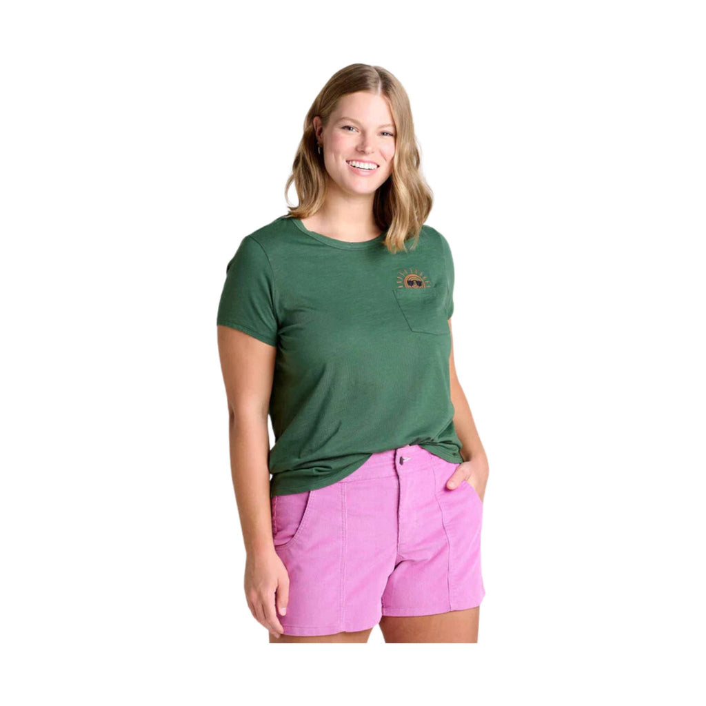 Toad & Co Women's Primo Short Sleeve Crew - Pasture - Lenny's Shoe & Apparel