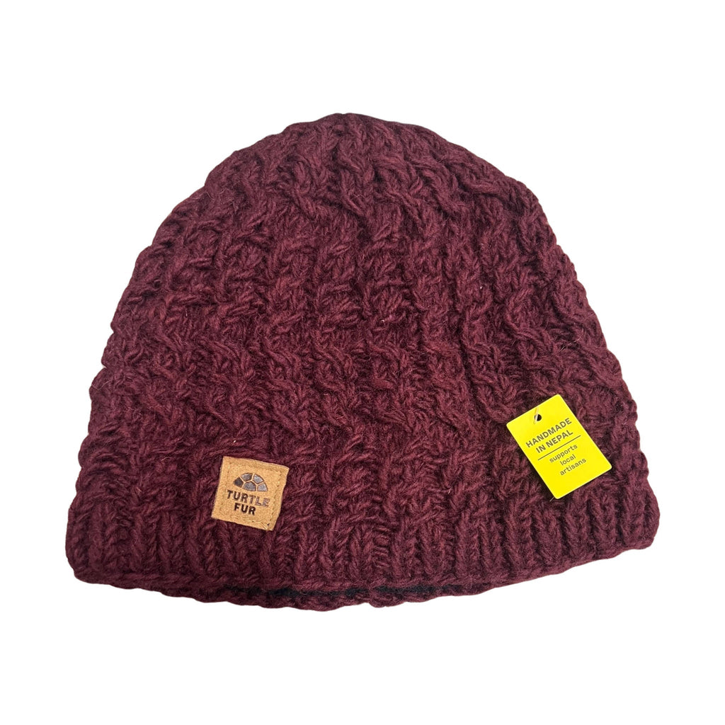 Turtle Fur Mika Beanie - Bordeaux - Lenny's Shoe & Apparel