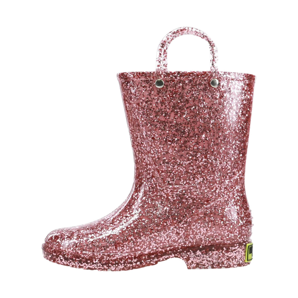 Western Chief Kids' Glitter Rain Boot - Rose Gold - Lenny's Shoe & Apparel