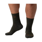 Wide Open Men's Solid Cushioned Micro Crew Socks - Forest - Lenny's Shoe & Apparel