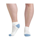 Wide Open Women's Solid Cushioned No Show Socks - White - Lenny's Shoe & Apparel