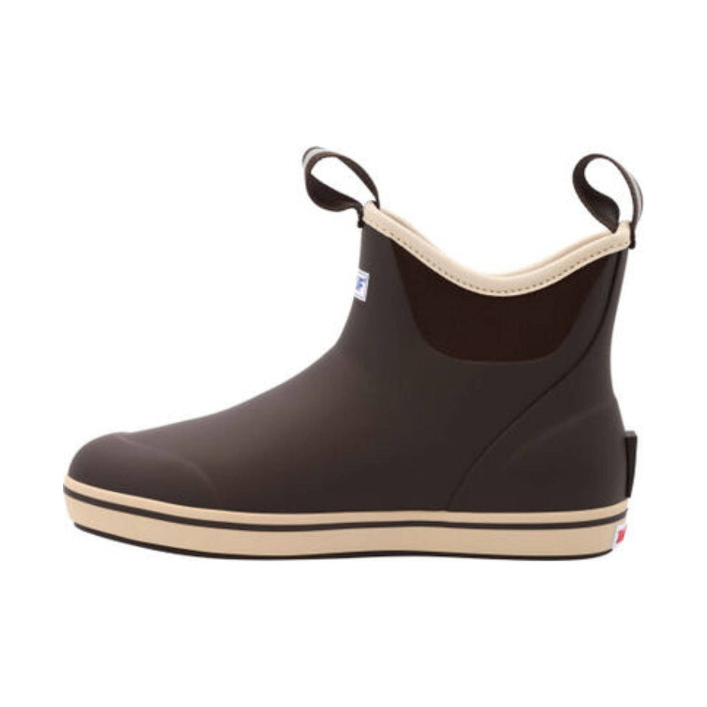 Xtratuf Men's 6 Inch Ankle Deck Rain Boot - Chocolate/Tan - Lenny's Shoe & Apparel
