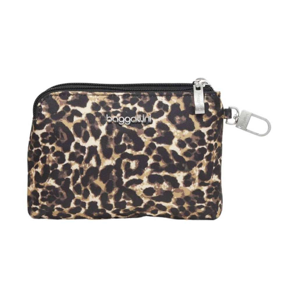 Baggallini On the Go Daily RFID Pouch - Wild Cheetah - Lenny's Shoe & Apparel