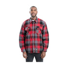 Berne Men's Flannel Shirt Jac - Plaid Red - Lenny's Shoe & Apparel