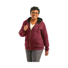 Berne Women's Everest Hooded Sweatshirt - Cabernet - Lenny's Shoe & Apparel