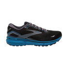 Brooks Men's Ghost 15 Road Running Shoes - Black/Blackened Pearl/ Blue - Lenny's Shoe & Apparel