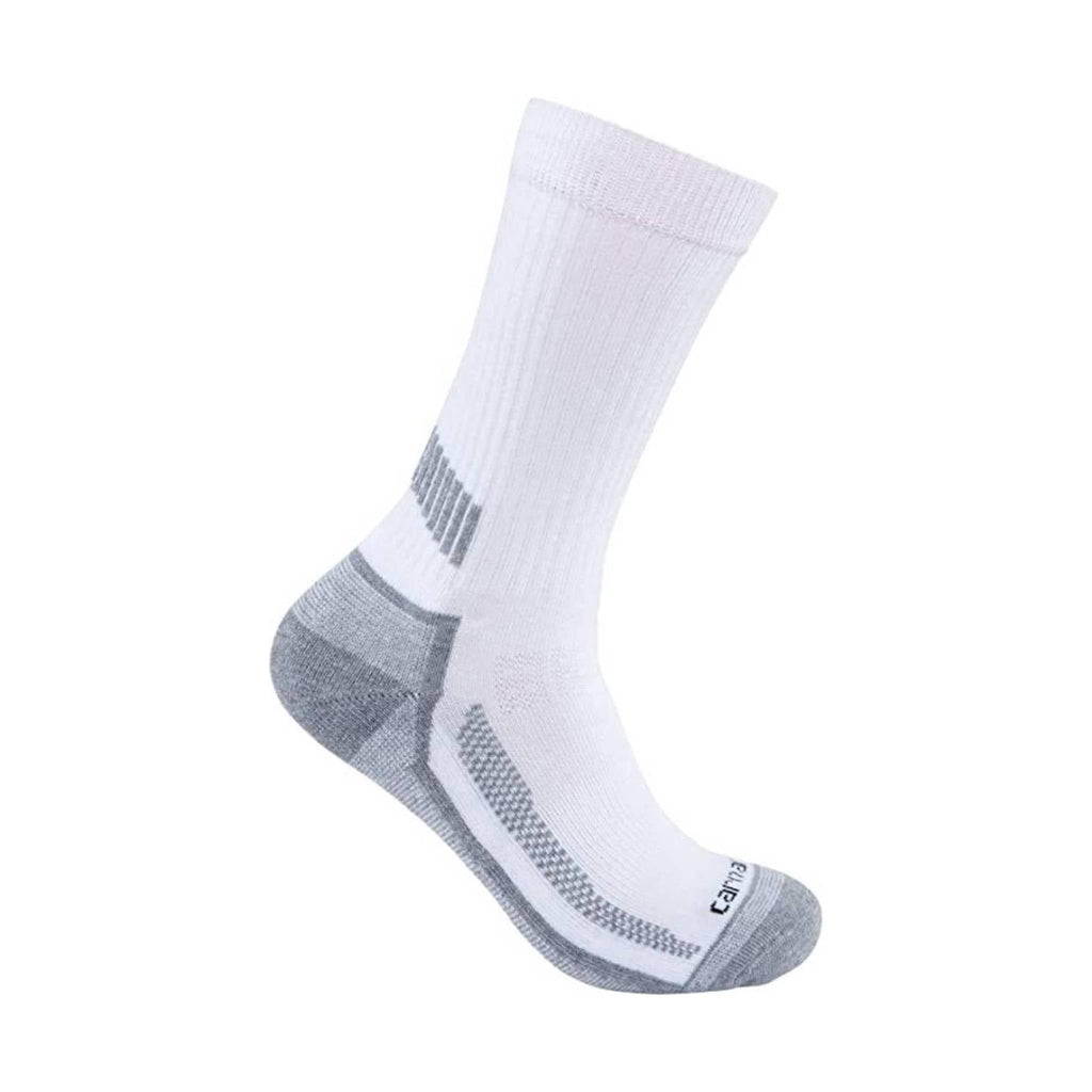 Carhartt Men's Force 3-Pack Midweight Crew Sock - White - Lenny's Shoe & Apparel