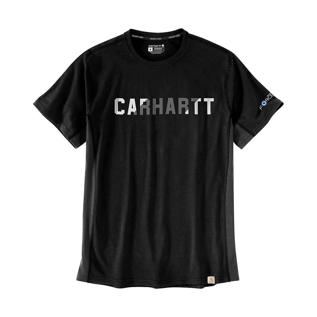 Carhartt Men's Force Relaxed Fit Midweight Short-Sleeve Graphic T-Shirt - Black - Lenny's Shoe & Apparel