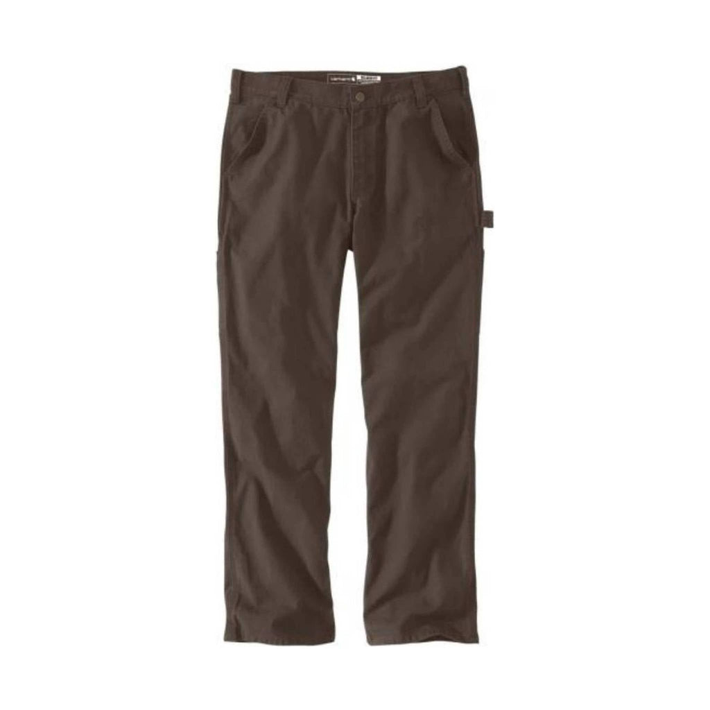 Carhartt Men's Rugged Flex® Relaxed Fit Duck Dungaree - Dark Coffee - Lenny's Shoe & Apparel