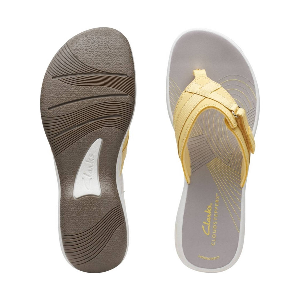 Clarks Women's Breeze Sea - Yellow - Lenny's Shoe & Apparel
