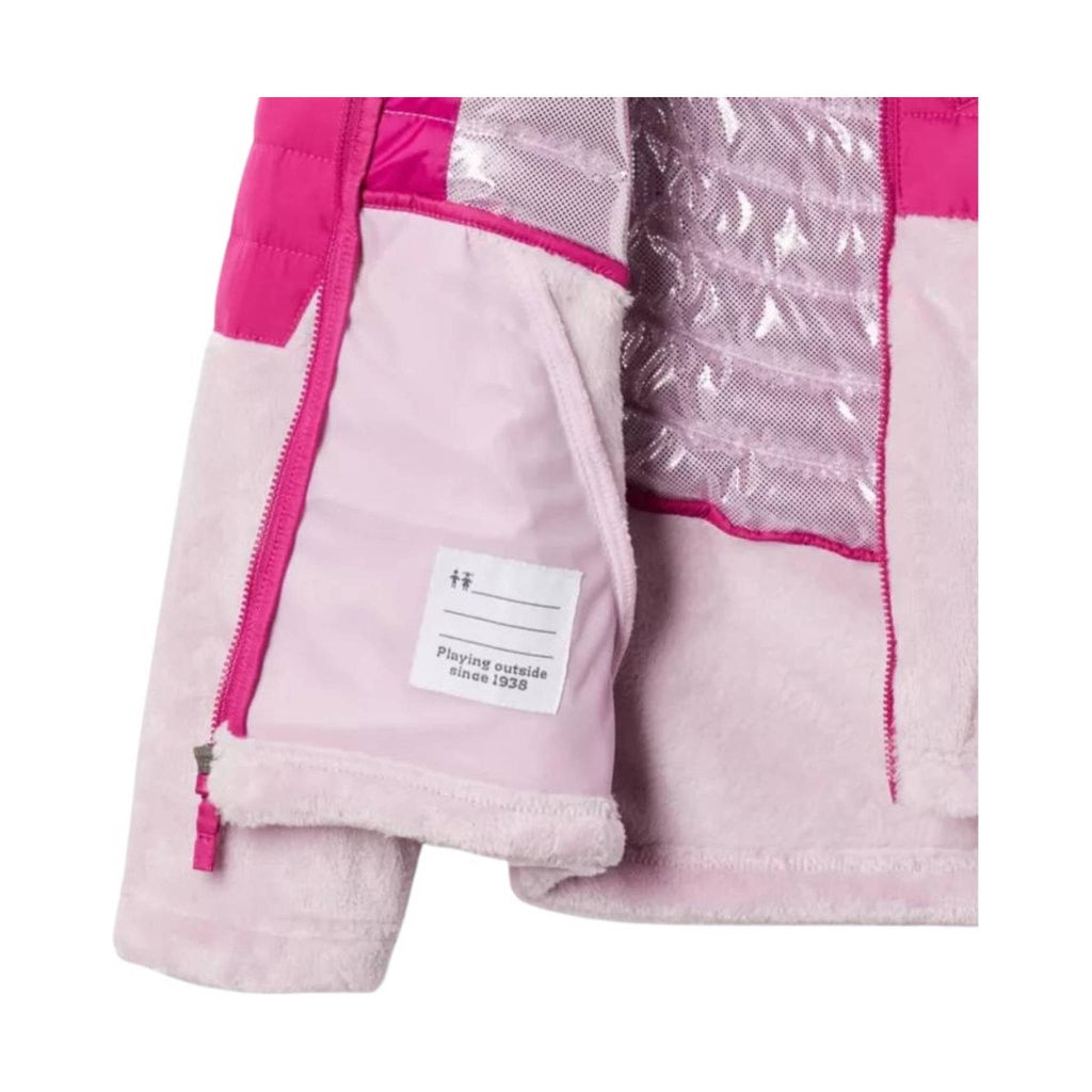 Columbia Kids' Powder Lite Hooded Jacket - Wild Fuchsia/Aura - Lenny's Shoe & Apparel