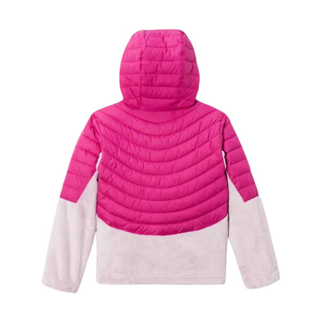 Columbia Kids' Powder Lite Hooded Jacket - Wild Fuchsia/Aura - Lenny's Shoe & Apparel