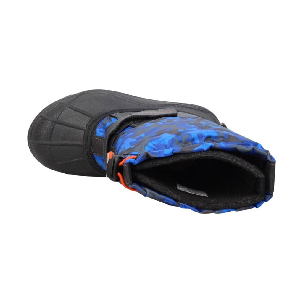 Columbia Kids' Powderbug Forty Print Winter Boots - Blue/Orange - Lenny's Shoe & Apparel