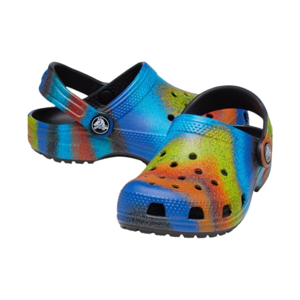 Crocs Kids Classic Clog - Spray Dye - Lenny's Shoe & Apparel