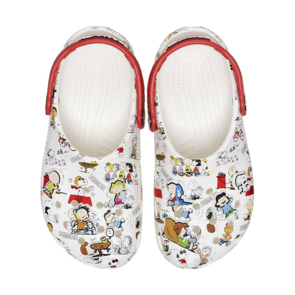 Crocs Peanuts Classic - White Multi - Lenny's Shoe & Apparel