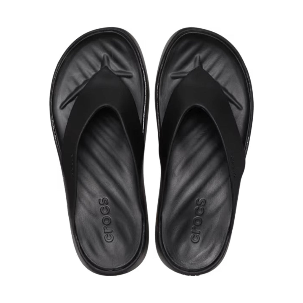 Crocs Women's Getaway Platform Flip Flop - Black - Lenny's Shoe & Apparel