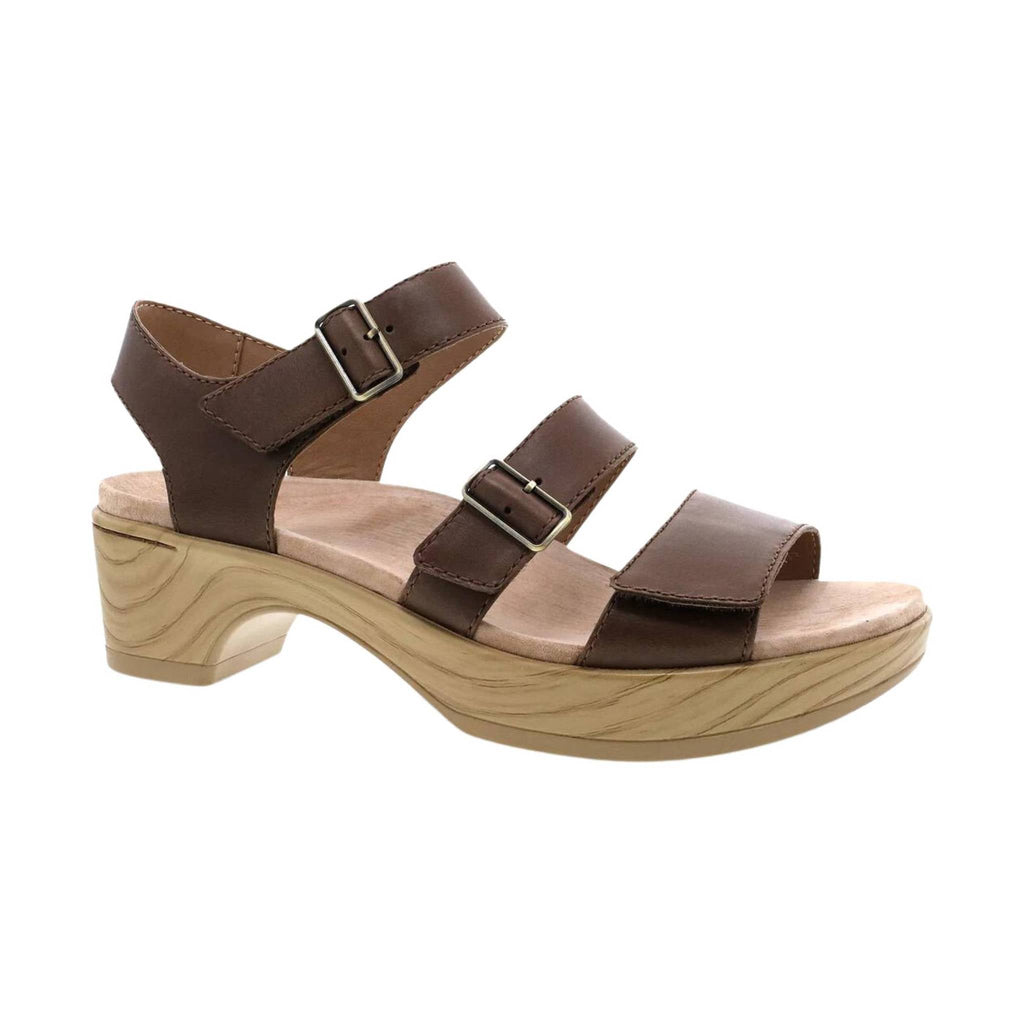 Dansko Women's Malena Sandal - Brown Leather - Lenny's Shoe & Apparel