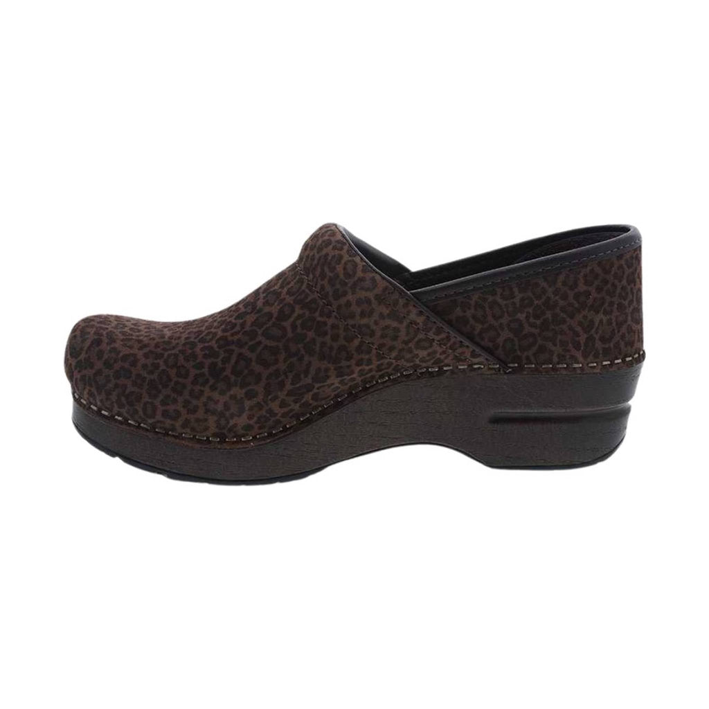 Dansko Women's Professional - Mini Leopard Suede - Lenny's Shoe & Apparel