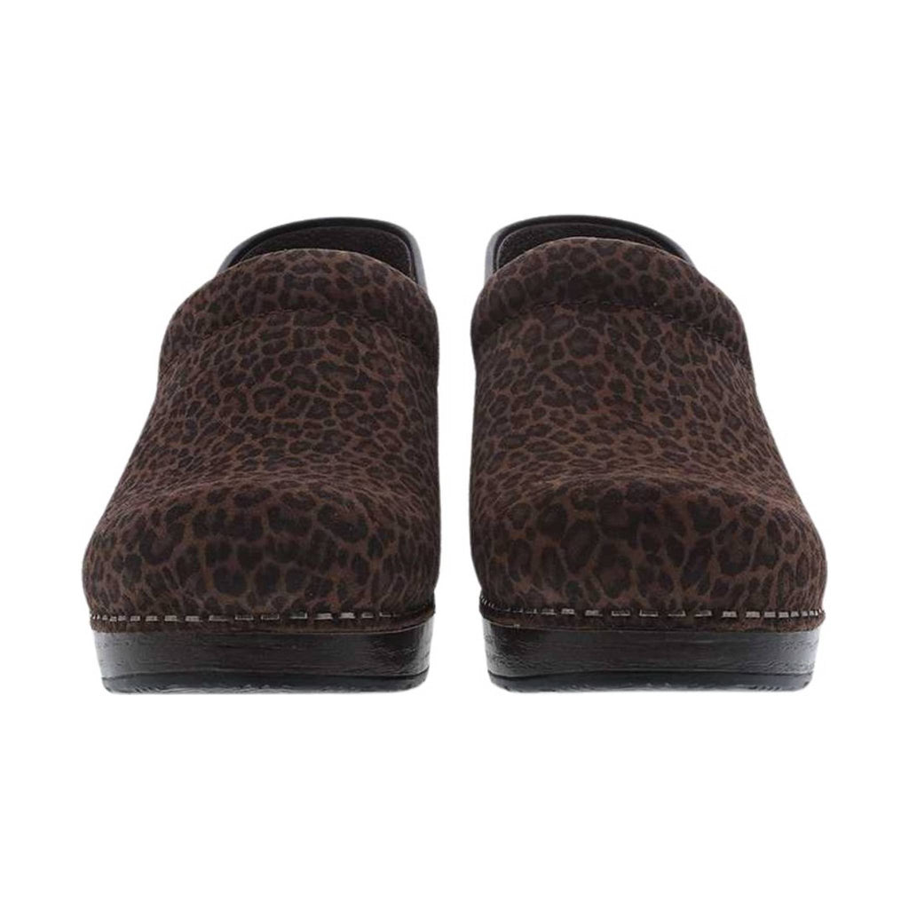 Dansko Women's Professional - Mini Leopard Suede - Lenny's Shoe & Apparel