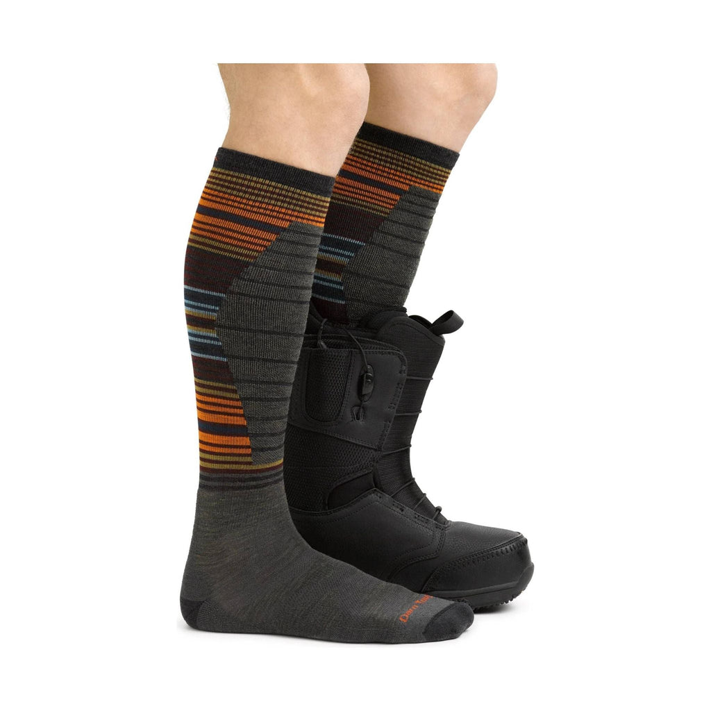 Darn Tough Vermont Men's Backwoods Over The Calf Lightweight Ski and Snowboard Sock - Forest - Lenny's Shoe & Apparel