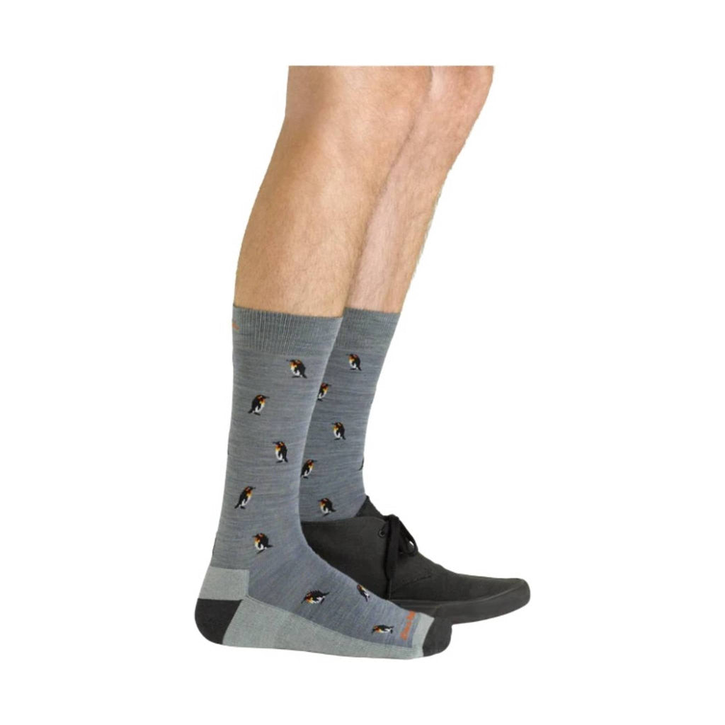 Darn Tough Vermont Men's Panda-Monium Lightweight Lifestyle Sock- Seafoam - Lenny's Shoe & Apparel