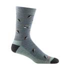 Darn Tough Vermont Men's Panda-Monium Lightweight Lifestyle Sock- Seafoam - Lenny's Shoe & Apparel