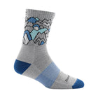 Darn Tough Vermont Women's Coolmax Zuni Micro Crew Midweight Hiking Sock - Light Gray - Lenny's Shoe & Apparel