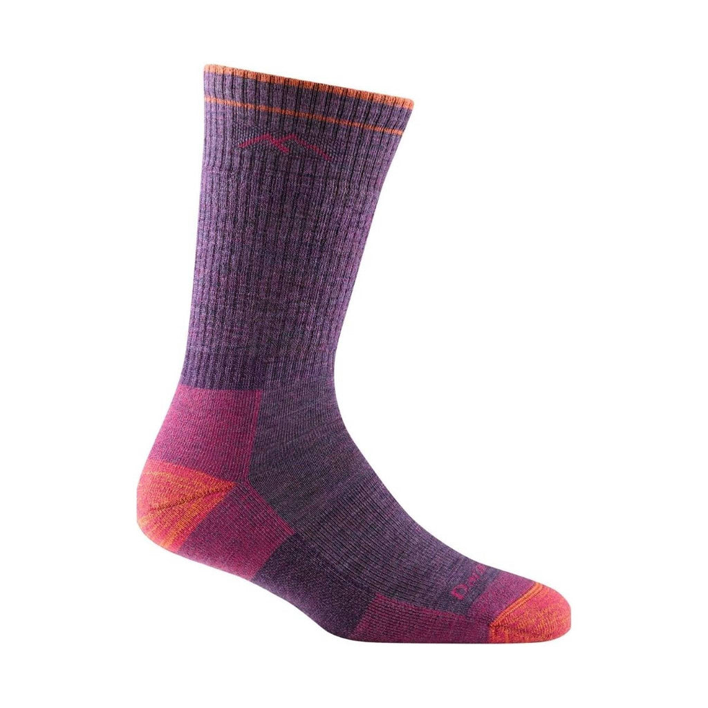 Darn Tough Vermont Women's Midweight Hiker Boot Sock Cushion - Plum Heather - Lenny's Shoe & Apparel