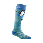 Darn Tough Vermont Women's Penguin Peak Over The Calf Midweight Ski and Snowboard Sock - Aqua - Lenny's Shoe & Apparel