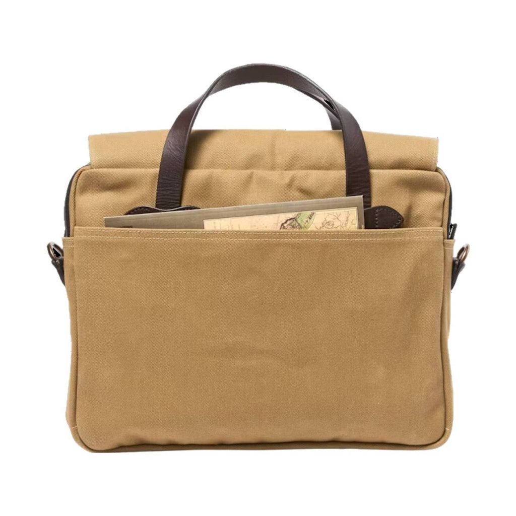 Filson Rugged Twill Original Briefcase - Tan - Lenny's Shoe & Apparel