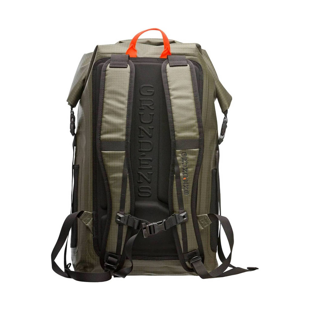 Grundens Wayward Roll Top Backpack 38L - Deep Lichen Green - Lenny's Shoe & Apparel