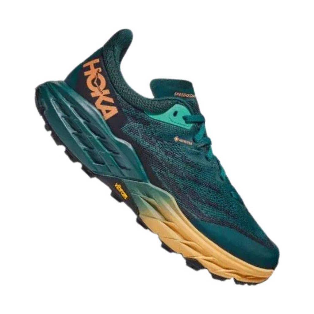 HOKA Women's Speedgoat 5 GTX Trail Running Shoe - Deep Teal/Black - Lenny's Shoe & Apparel