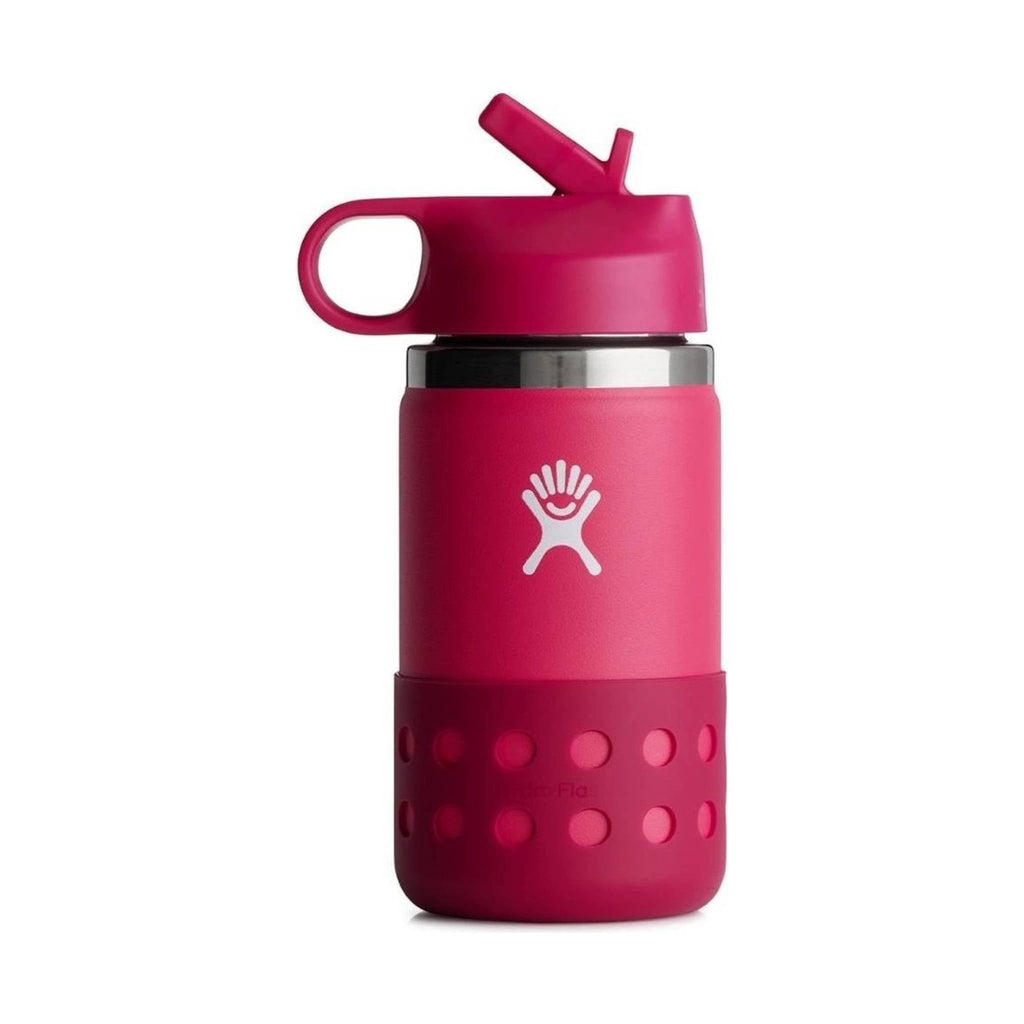Hydro Flask Kid's 12oz Wide Mouth Straw Lid - Peony - Lenny's Shoe & Apparel