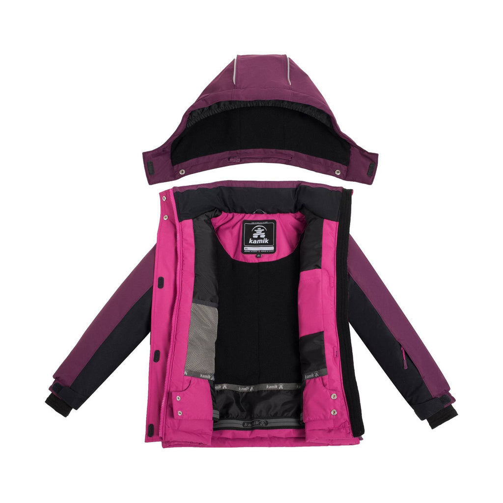 Kamik Kids' Evie Jacket - Magenta/Grape - Lenny's Shoe & Apparel