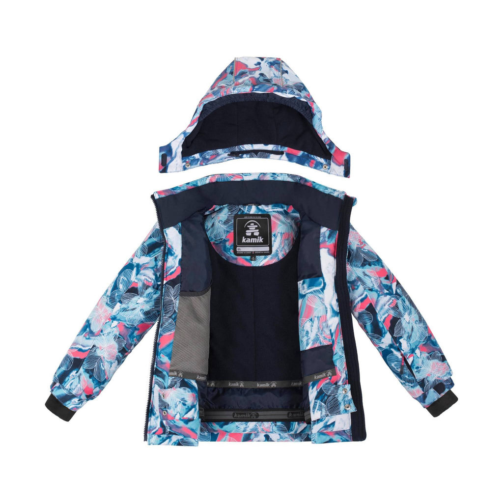 Kamik Kids' Tallie Floressence Jacket - Mykonos - Lenny's Shoe & Apparel