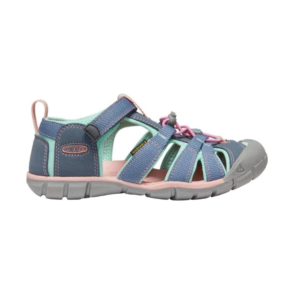 KEEN Big Kids' Seacamp II CNX - Flint Stone/Ocean Wave - Lenny's Shoe & Apparel