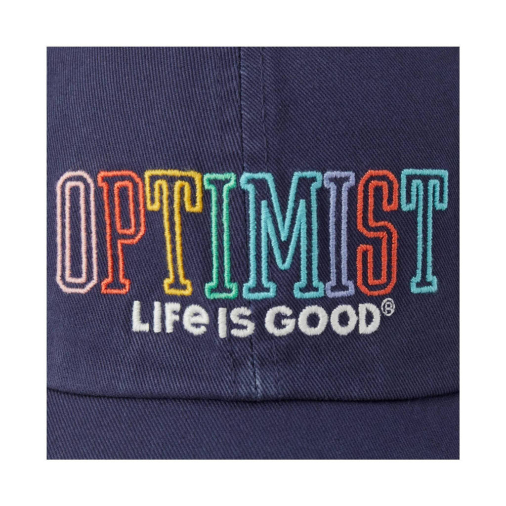 Life Is Good Optimist Athletic Cap - Darkest Blue - Lenny's Shoe & Apparel