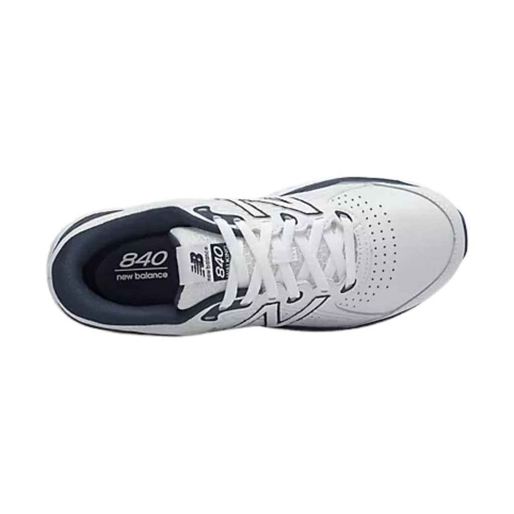 New Balance Men's MW840V3 Walking Shoe - White With Natural Indigo - Lenny's Shoe & Apparel