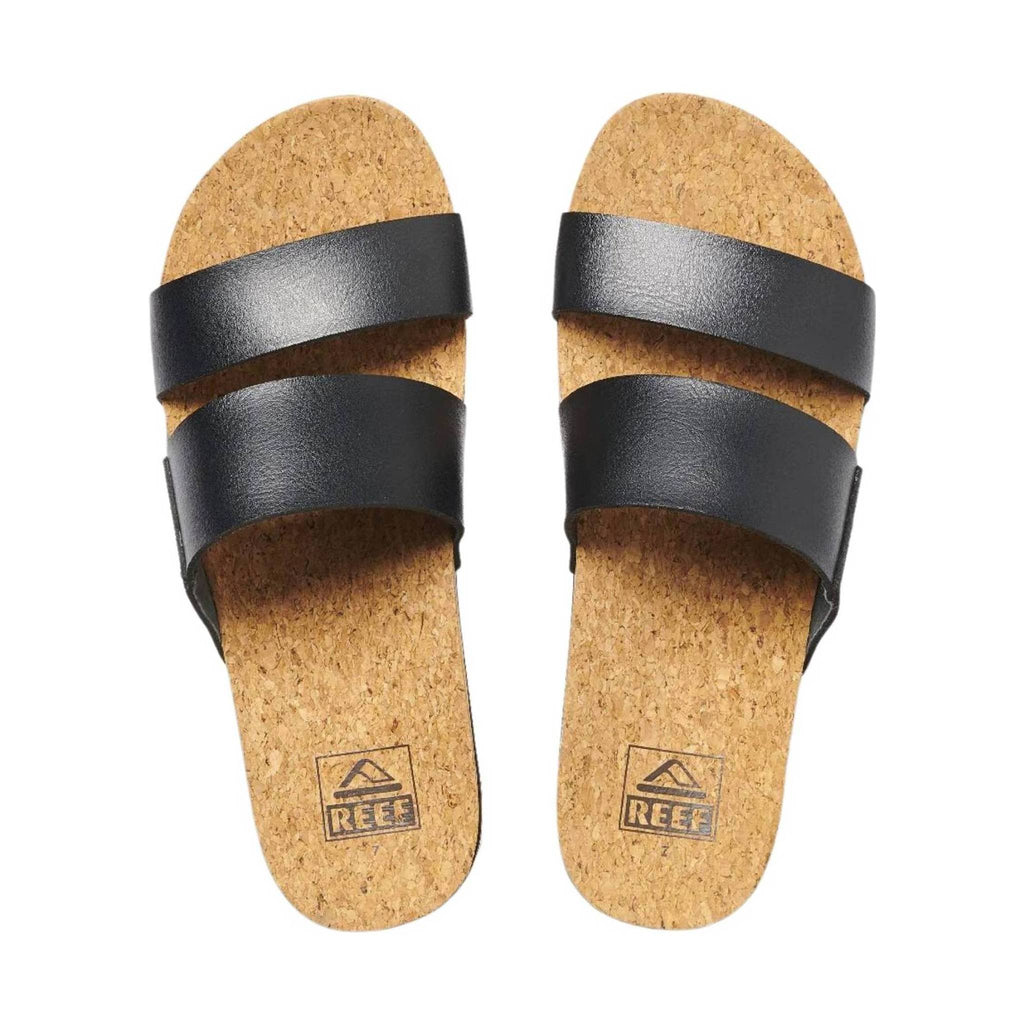 Reef Women's Cushion Vista Hi Sandal - Black - Lenny's Shoe & Apparel