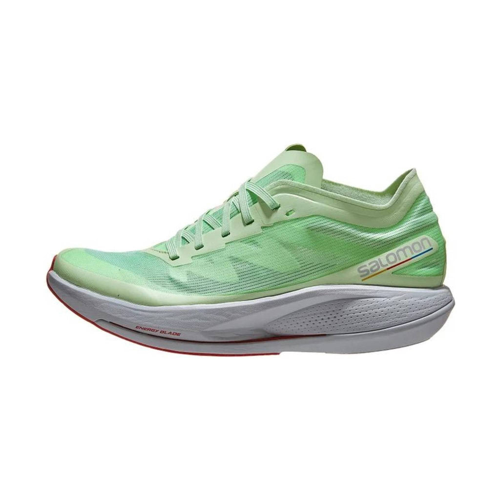 Salomon Women's Phantasm Running Shoe - Patina Green/Pearl Blue/Poppy Red - Lenny's Shoe & Apparel