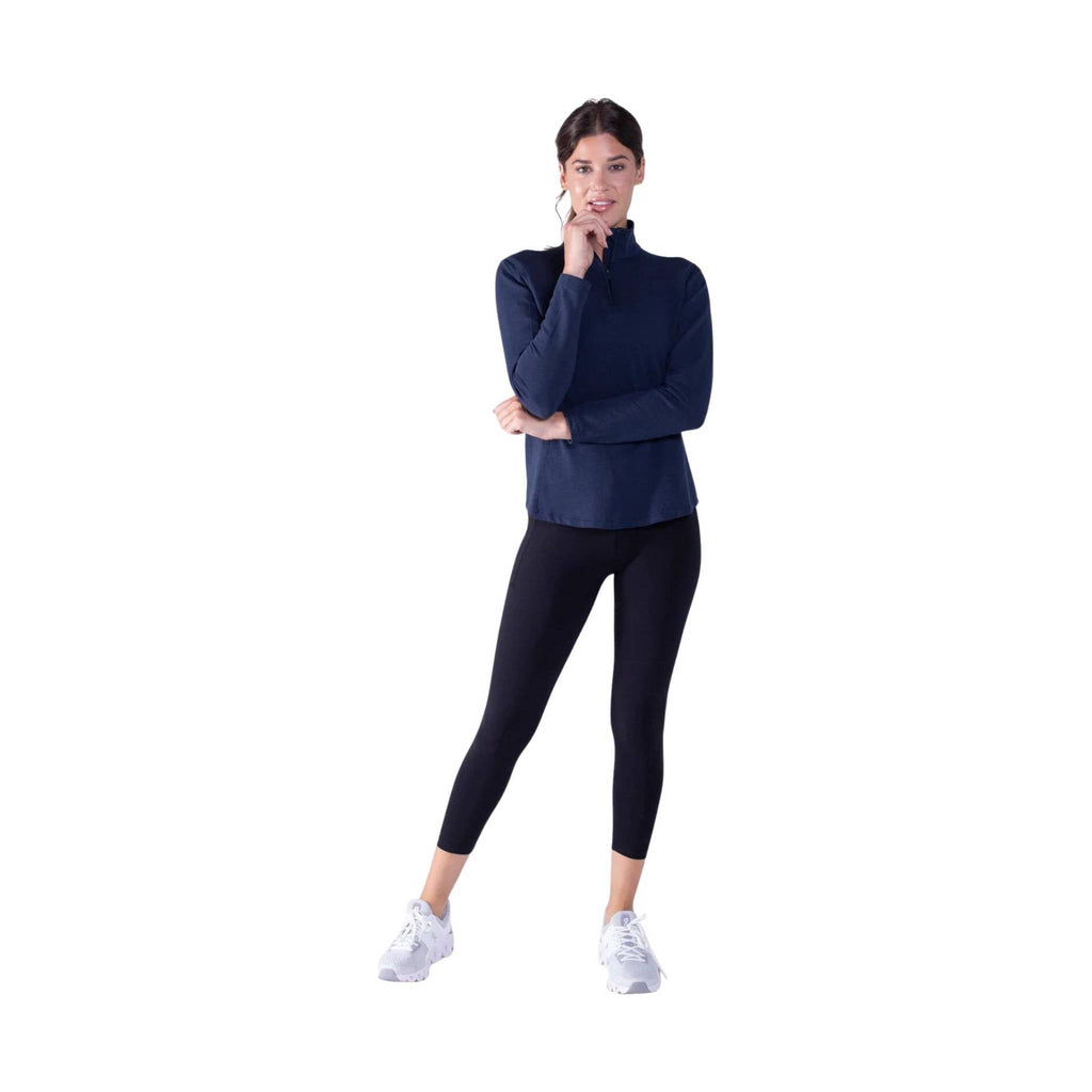 Tasc Women's Apex Fleece Qtr Zip - Classic Navy - Lenny's Shoe & Apparel