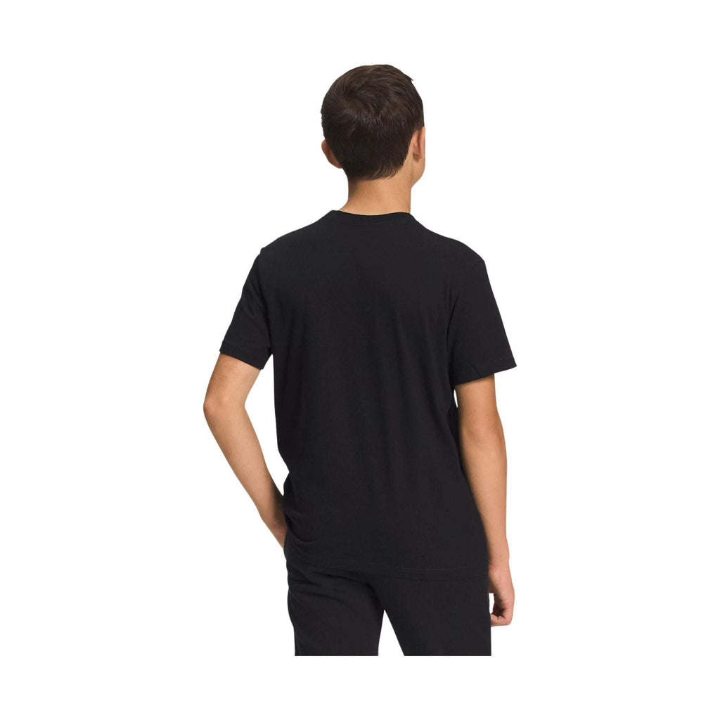 The North Face Kids' Short Sleeve Graphic Tee - Black/White - Lenny's Shoe & Apparel