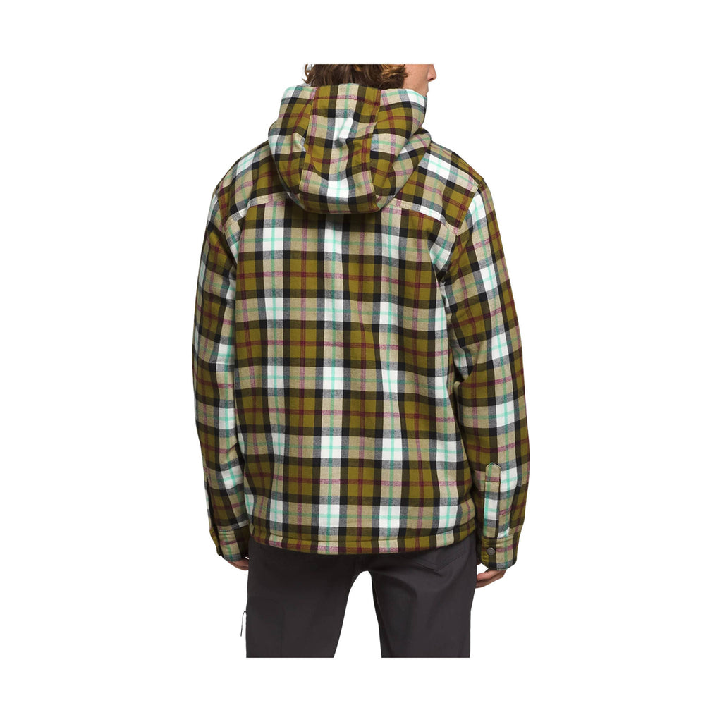 The North Face Men's Hooded Campshire Shirt - Sulphur Moss Bozeman Plaid - Lenny's Shoe & Apparel