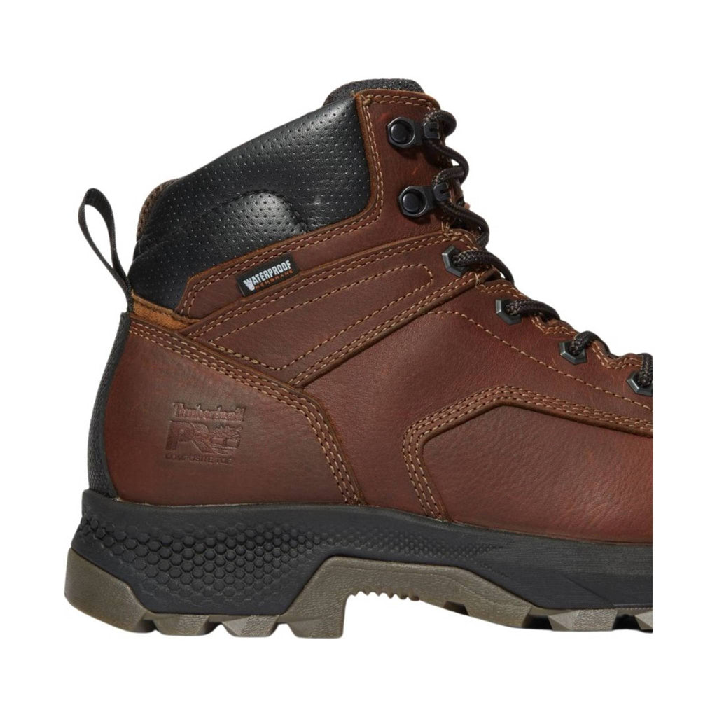 Timberland Pro Men's 6" Titan EV Composite Toe Waterproof Work Boots - Brown - Lenny's Shoe & Apparel
