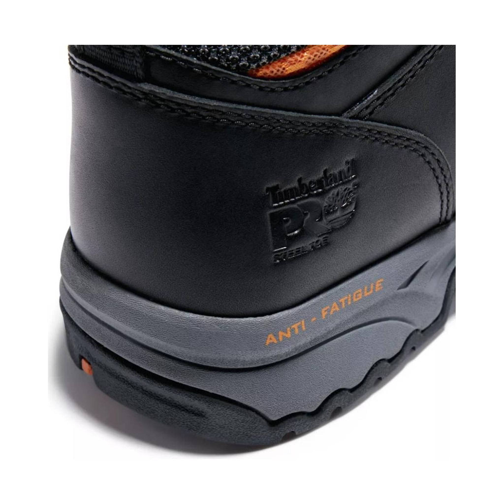 Timberland Pro Men's Band Saw 6" Steel Toe Work Boot - Black Full-Grain Leather - Lenny's Shoe & Apparel