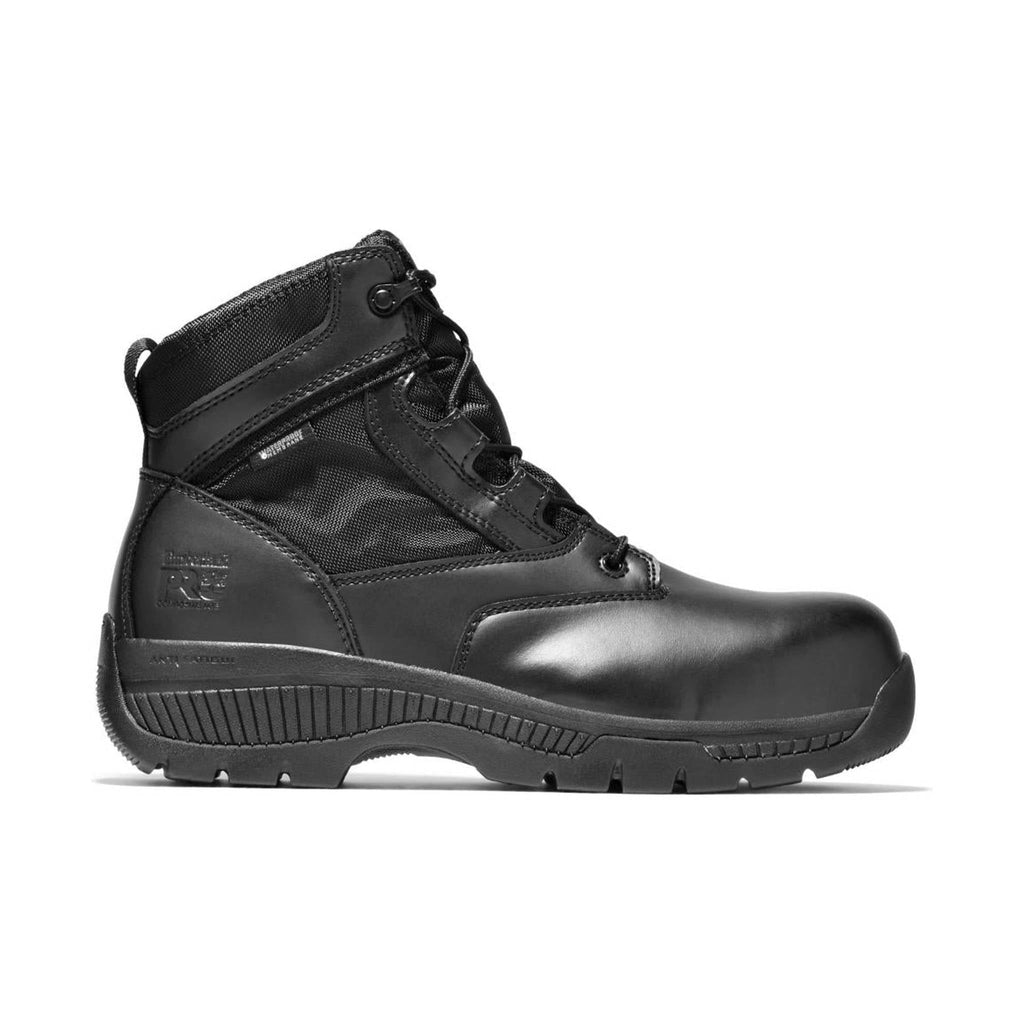 Timberland Pro Men's Valor 6" Composite Toe Work Boot - Black Smooth/Ballistic Nylon - Lenny's Shoe & Apparel