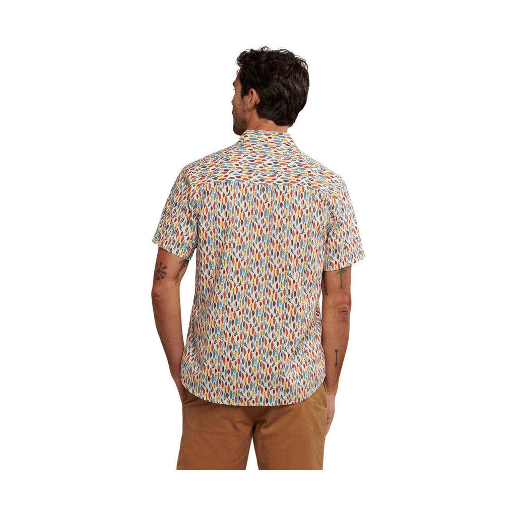 Toad & Co Men's Fletch Short Sleeve Shirt - Shark Print - Lenny's Shoe & Apparel